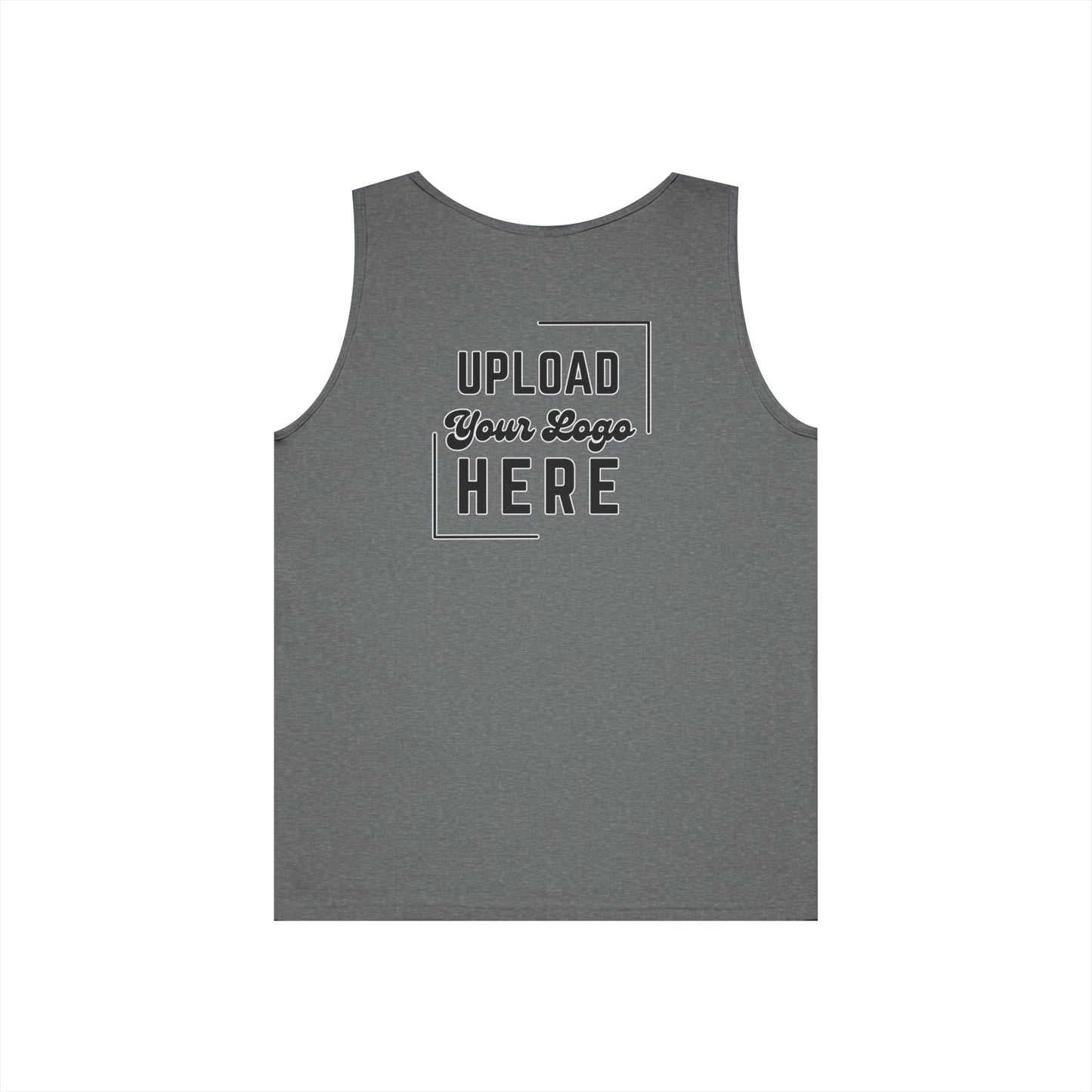 Gildan Unisex Customizable Tank - Small Left Logo + Back