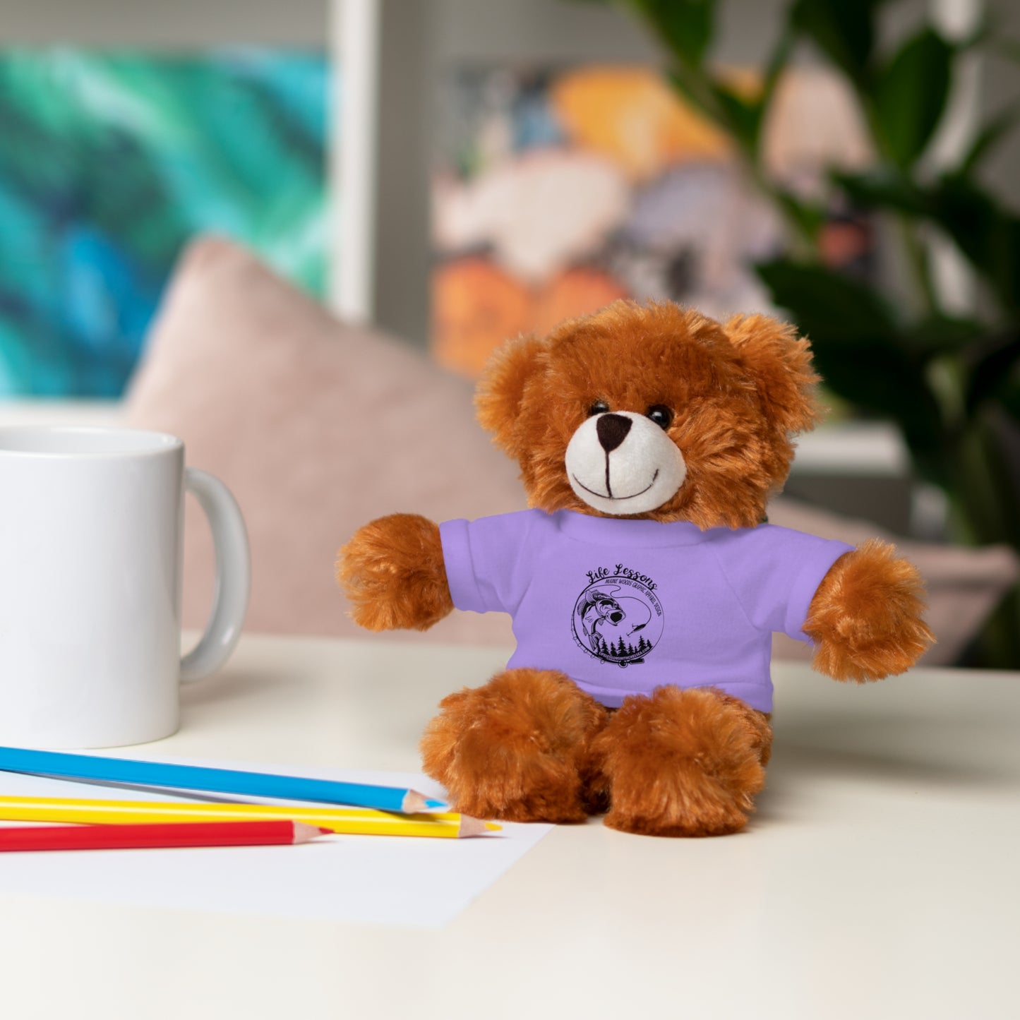 Customizable Stuffed Animal with Tee – Perfect Gift for KidsLifeLessonsDesign