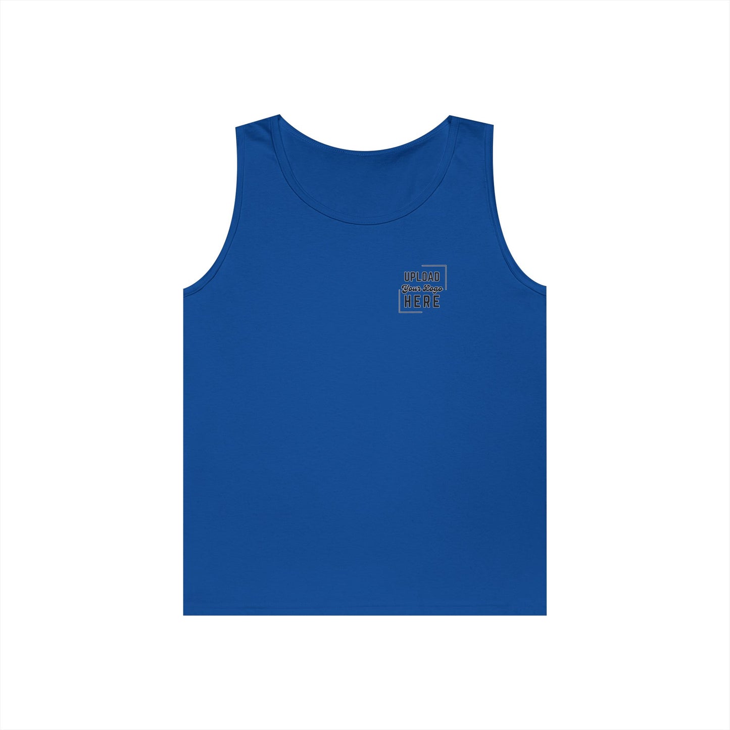 Gildan Unisex Customizable Tank - Small Left Logo + Back