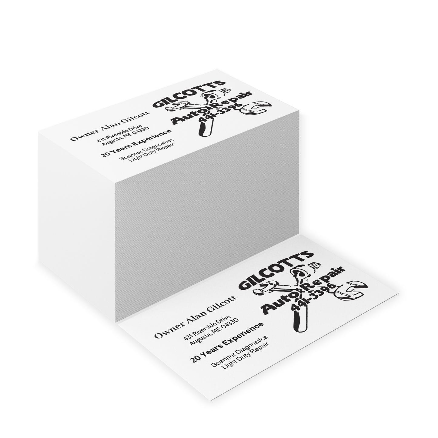 Gilcotts Business Cards
