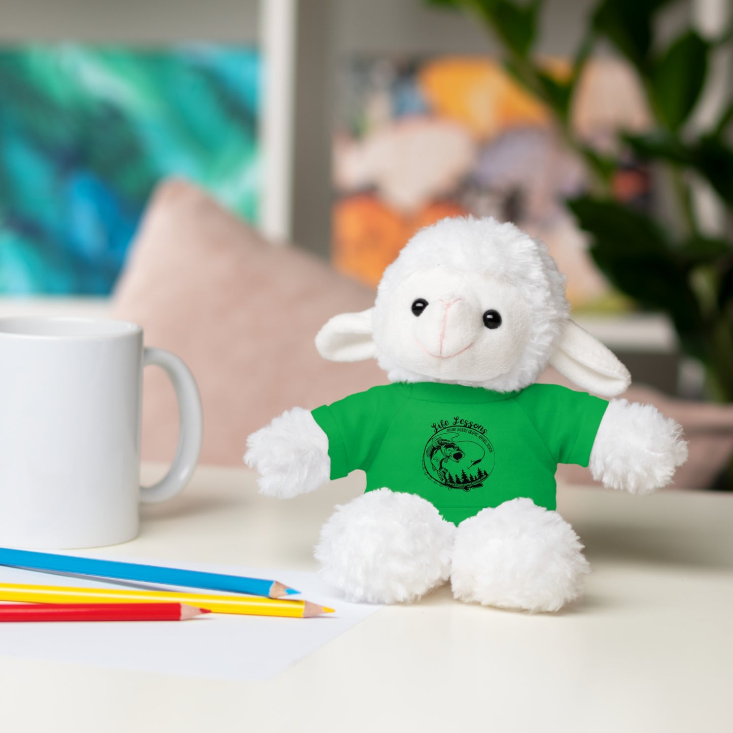 Customizable Stuffed Animal with Tee – Perfect Gift for KidsLifeLessonsDesign