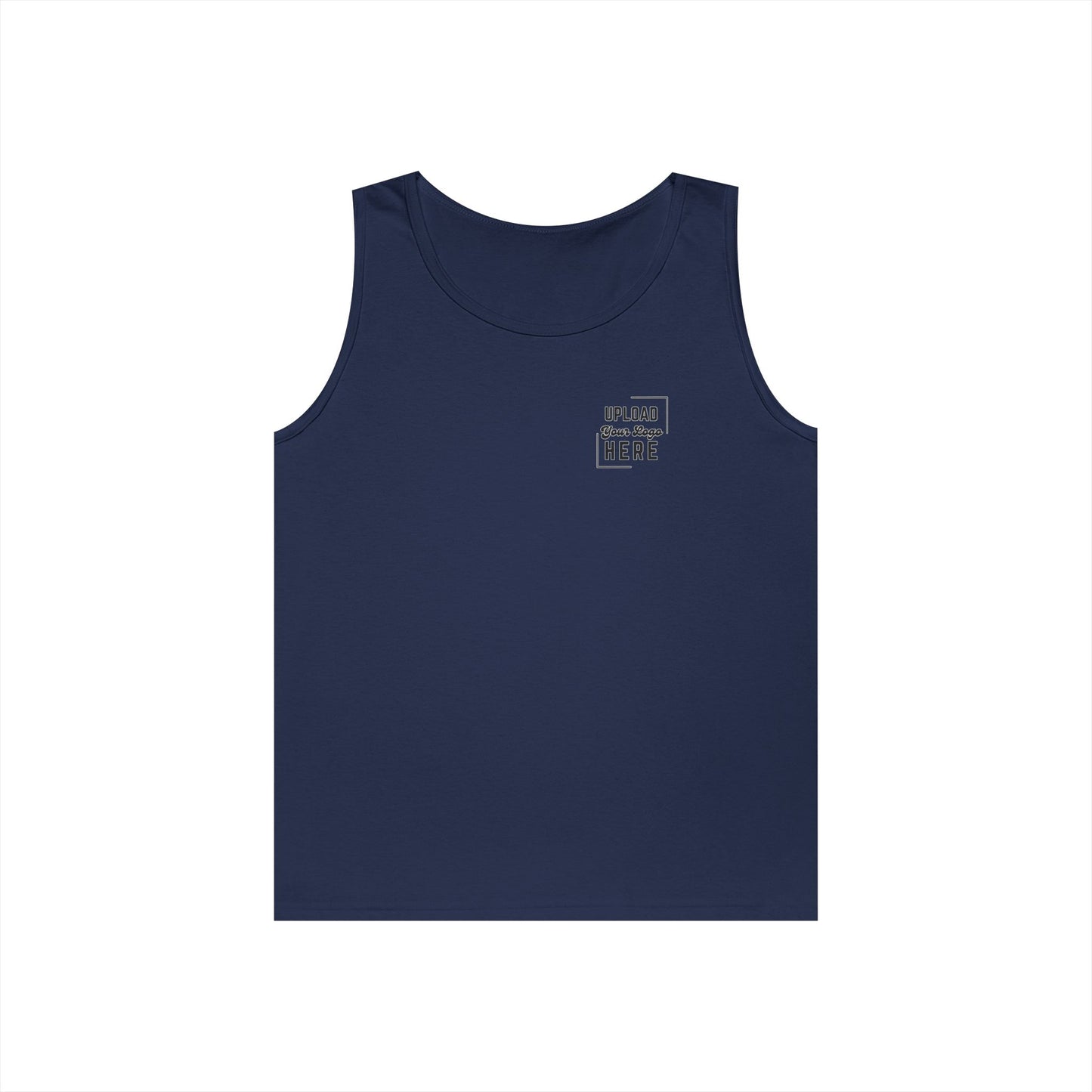 Gildan Unisex Customizable Tank - Small Left Logo + Back
