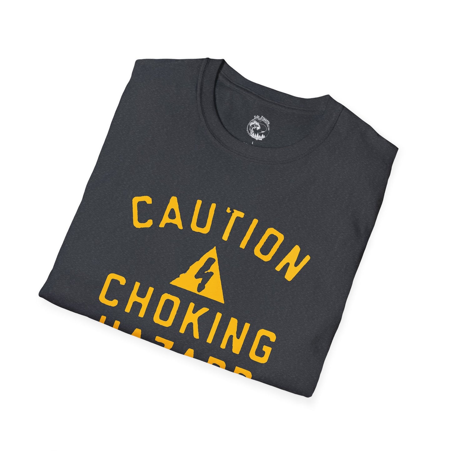 Caution Choking Hazard Unisex Softstyle T-Shirt - Casual Comfort Wear