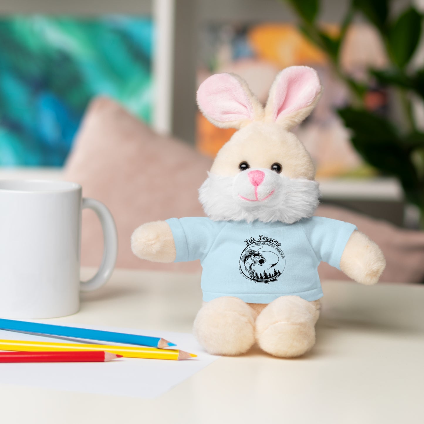 Customizable Stuffed Animal with Tee – Perfect Gift for KidsLifeLessonsDesign