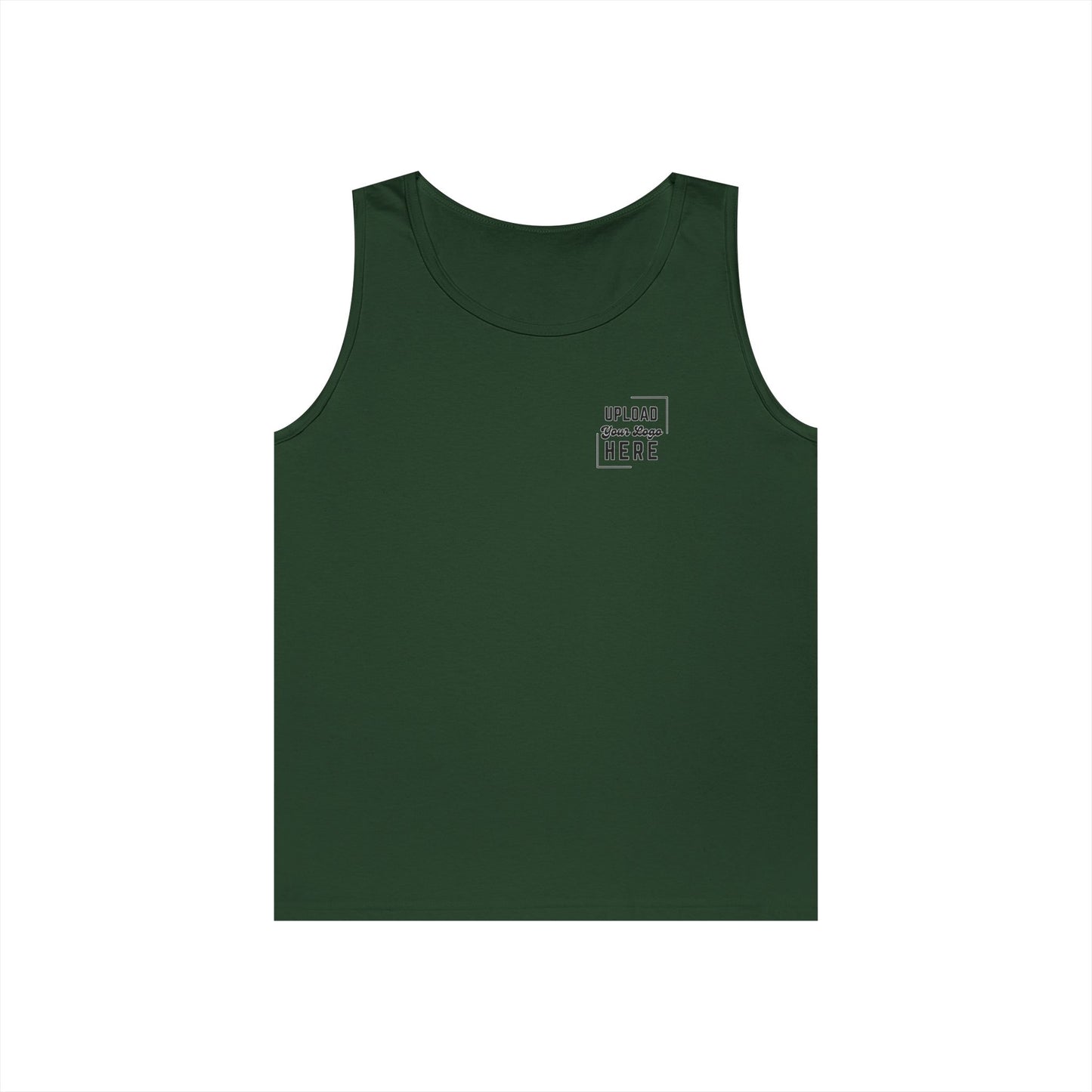 Gildan Unisex Customizable Tank - Small Left Logo + Back