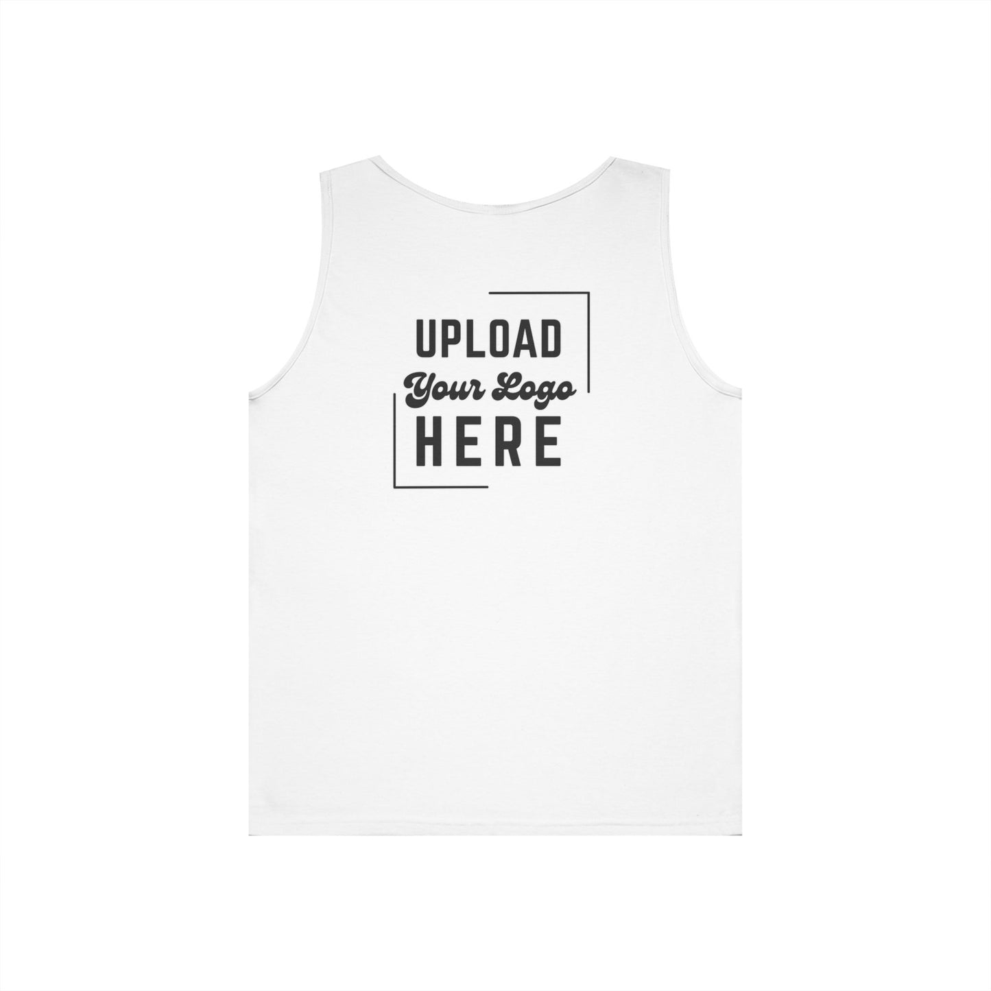 Gildan Unisex Customizable Tank - Small Left Logo + Back