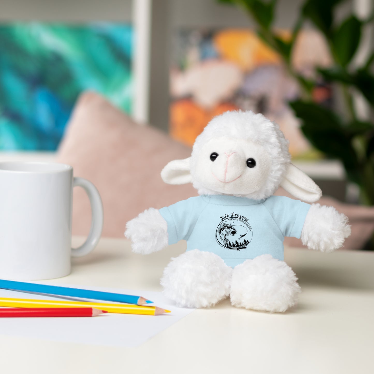 Customizable Stuffed Animal with Tee – Perfect Gift for KidsLifeLessonsDesign