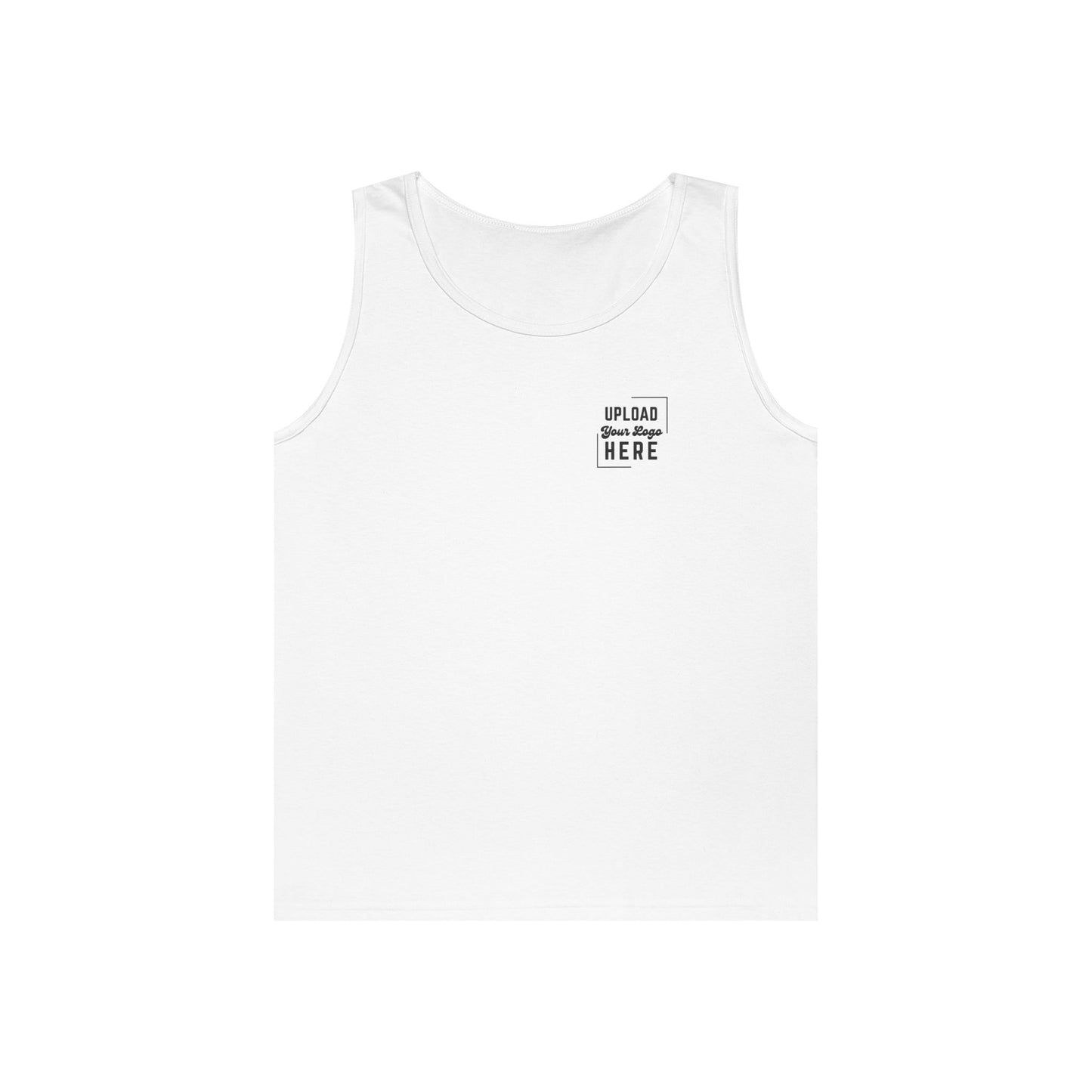 Gildan Unisex Customizable Tank - Small Left Logo + Back