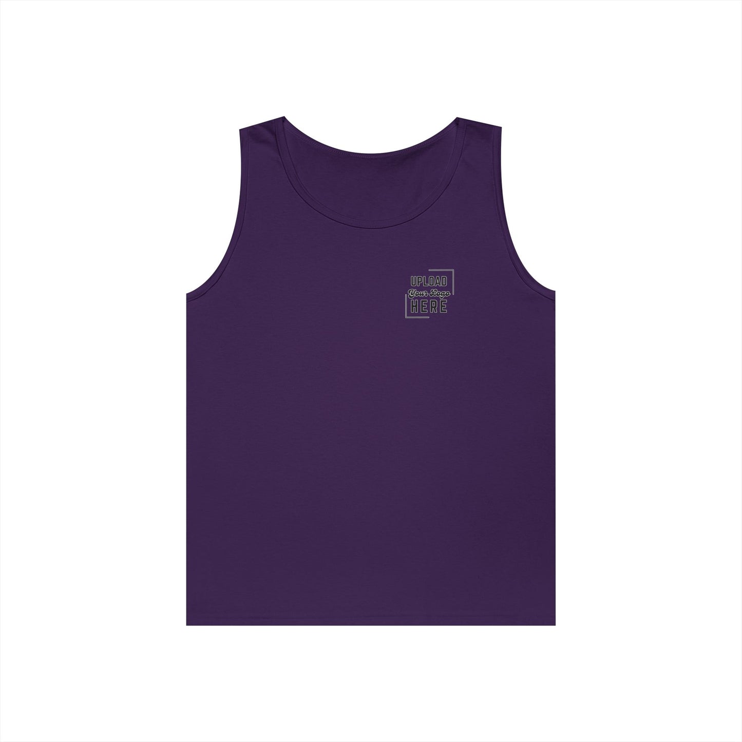 Gildan Unisex Customizable Tank - Small Left Logo + Back