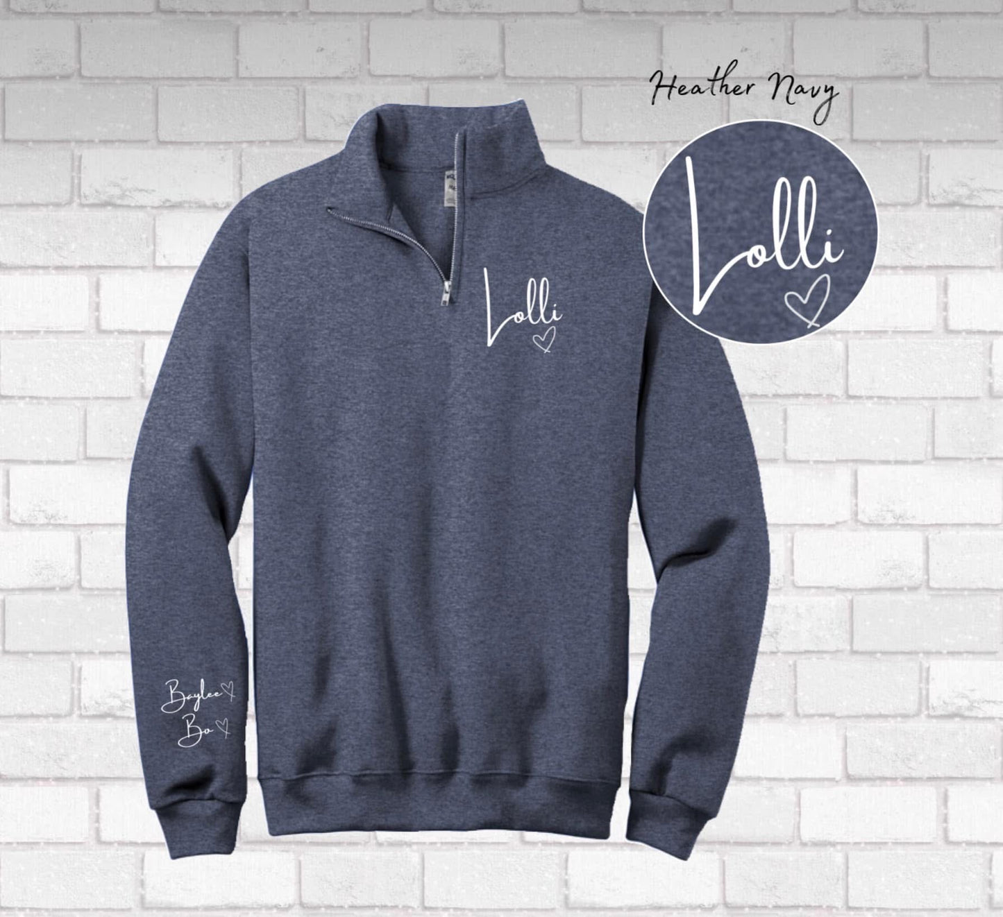 Custom MAMA quarter Zip