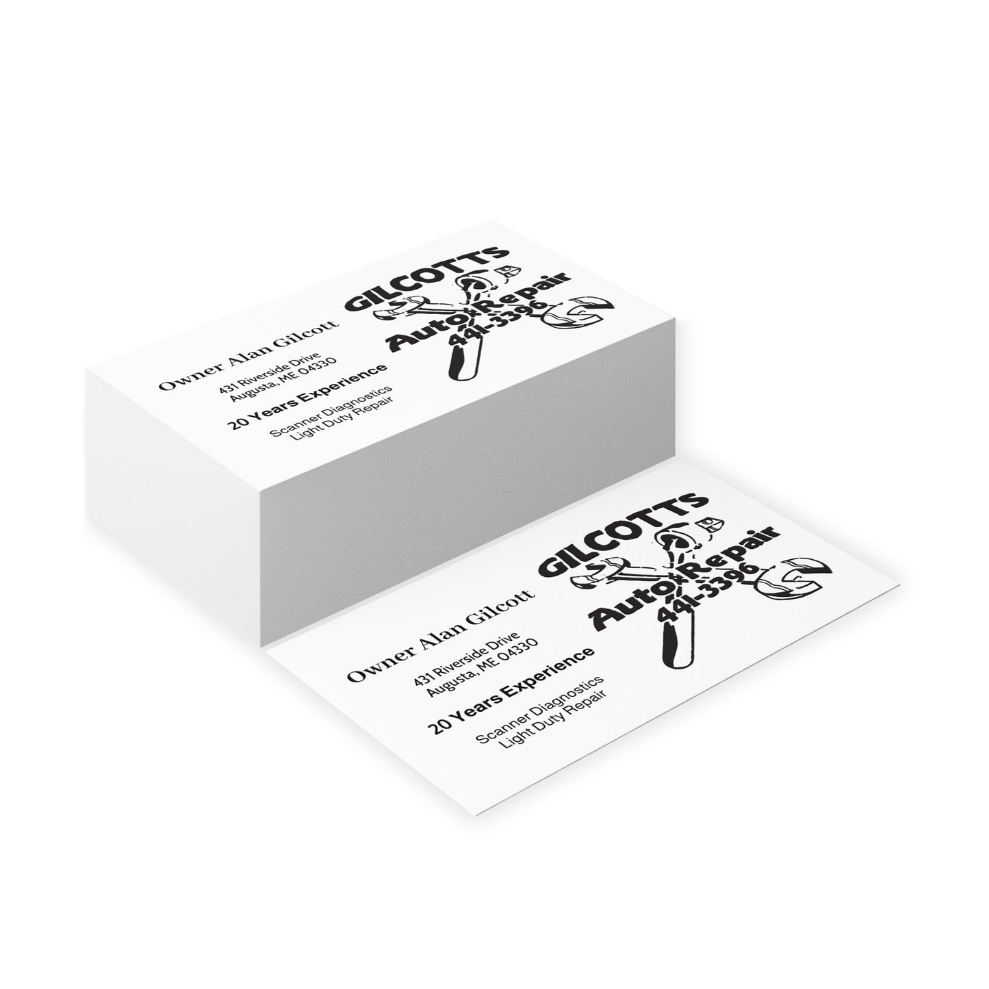 Gilcotts Business Cards