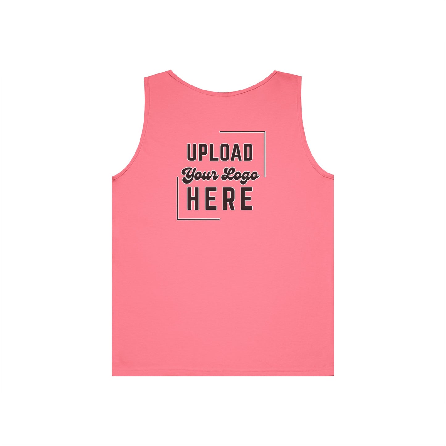 Gildan Unisex Customizable Tank - Small Left Logo + Back