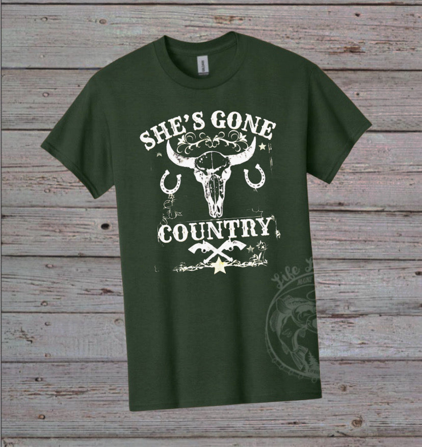 “She’s gone country” Tee