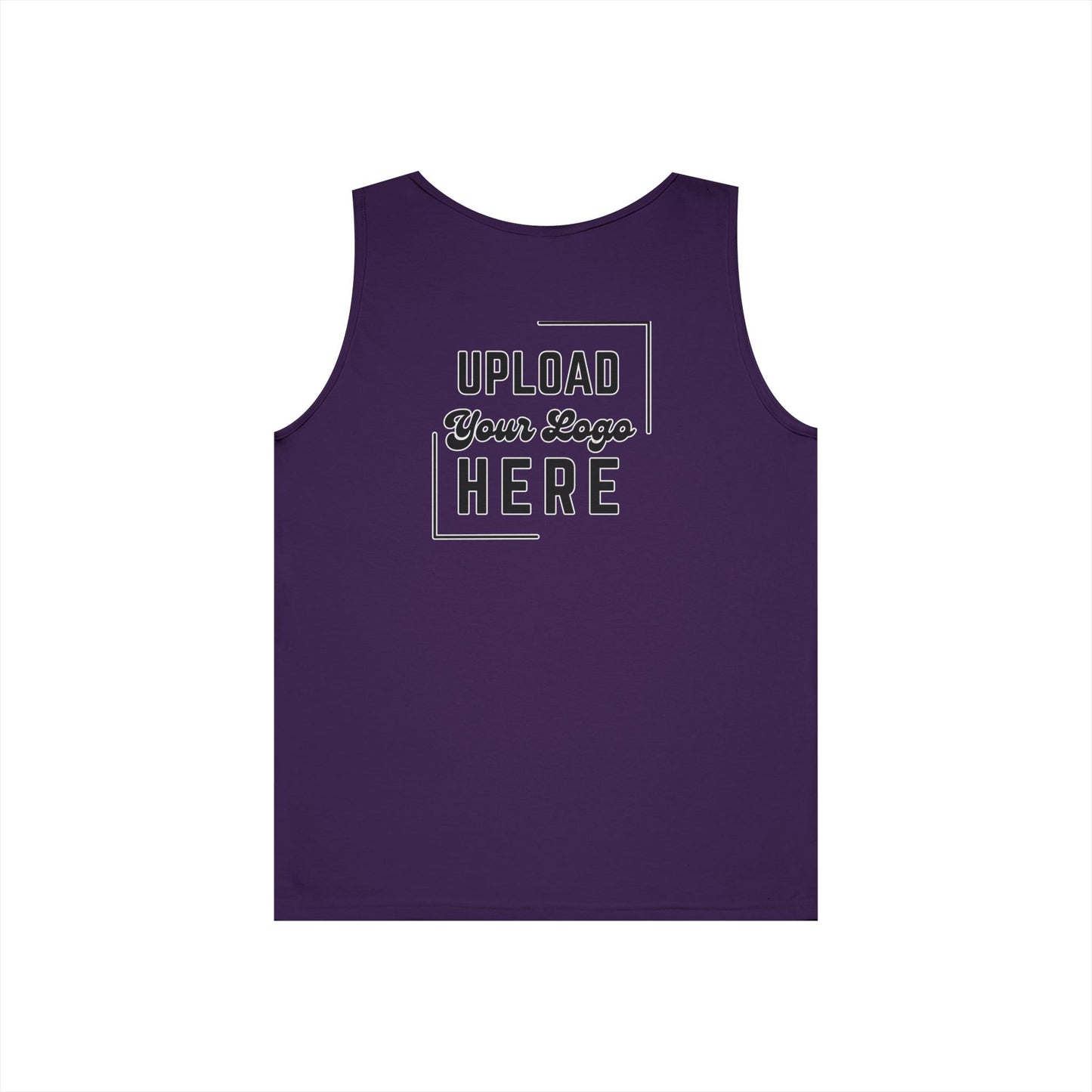 Gildan Unisex Customizable Tank - Small Left Logo + Back