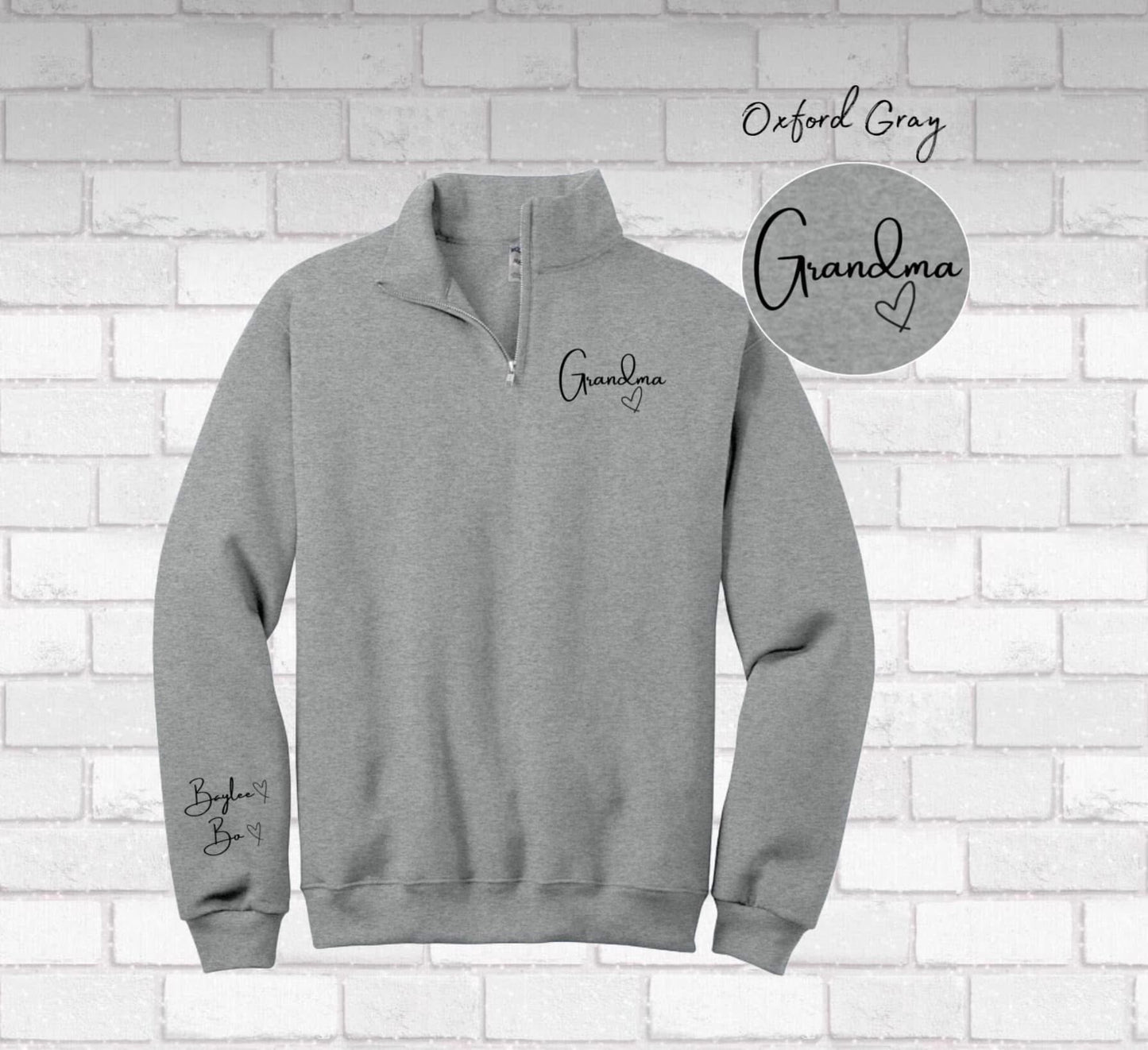 Custom MAMA quarter Zip