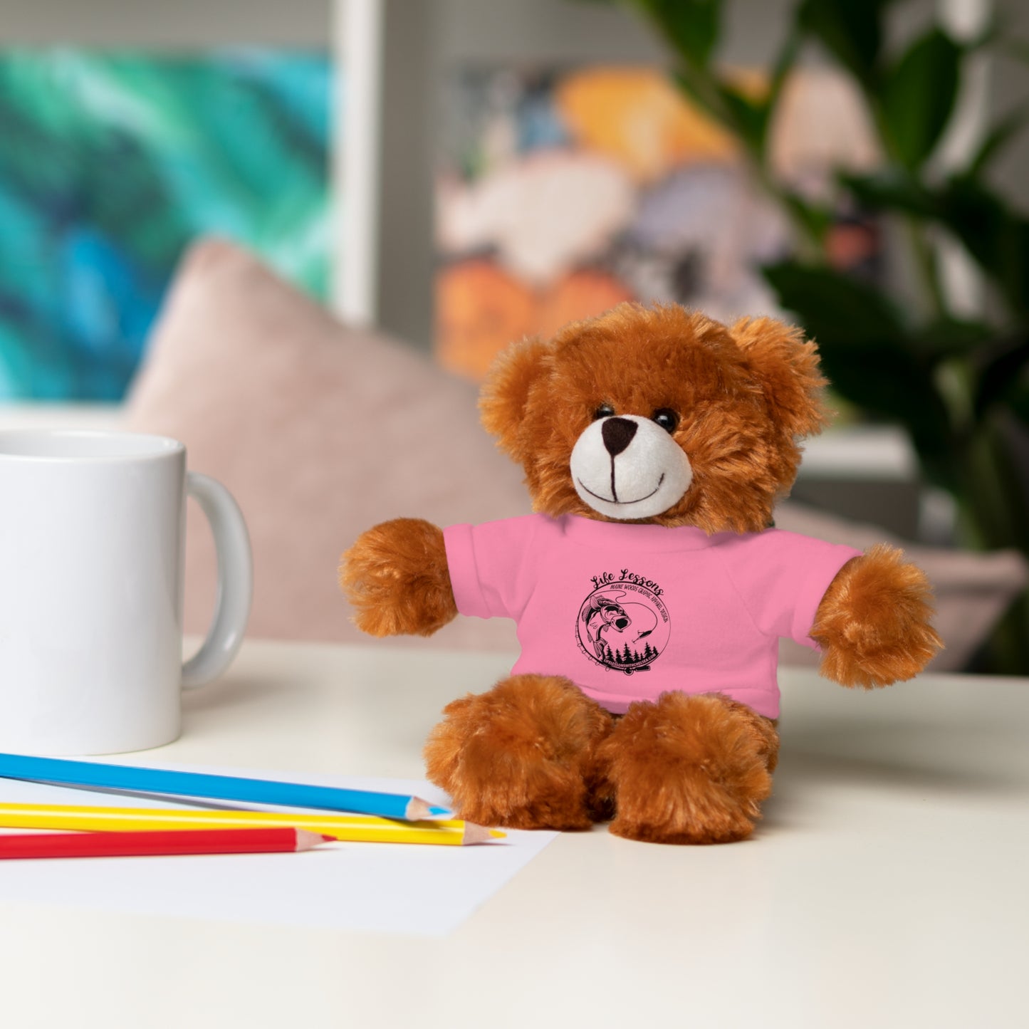 Customizable Stuffed Animal with Tee – Perfect Gift for KidsLifeLessonsDesign