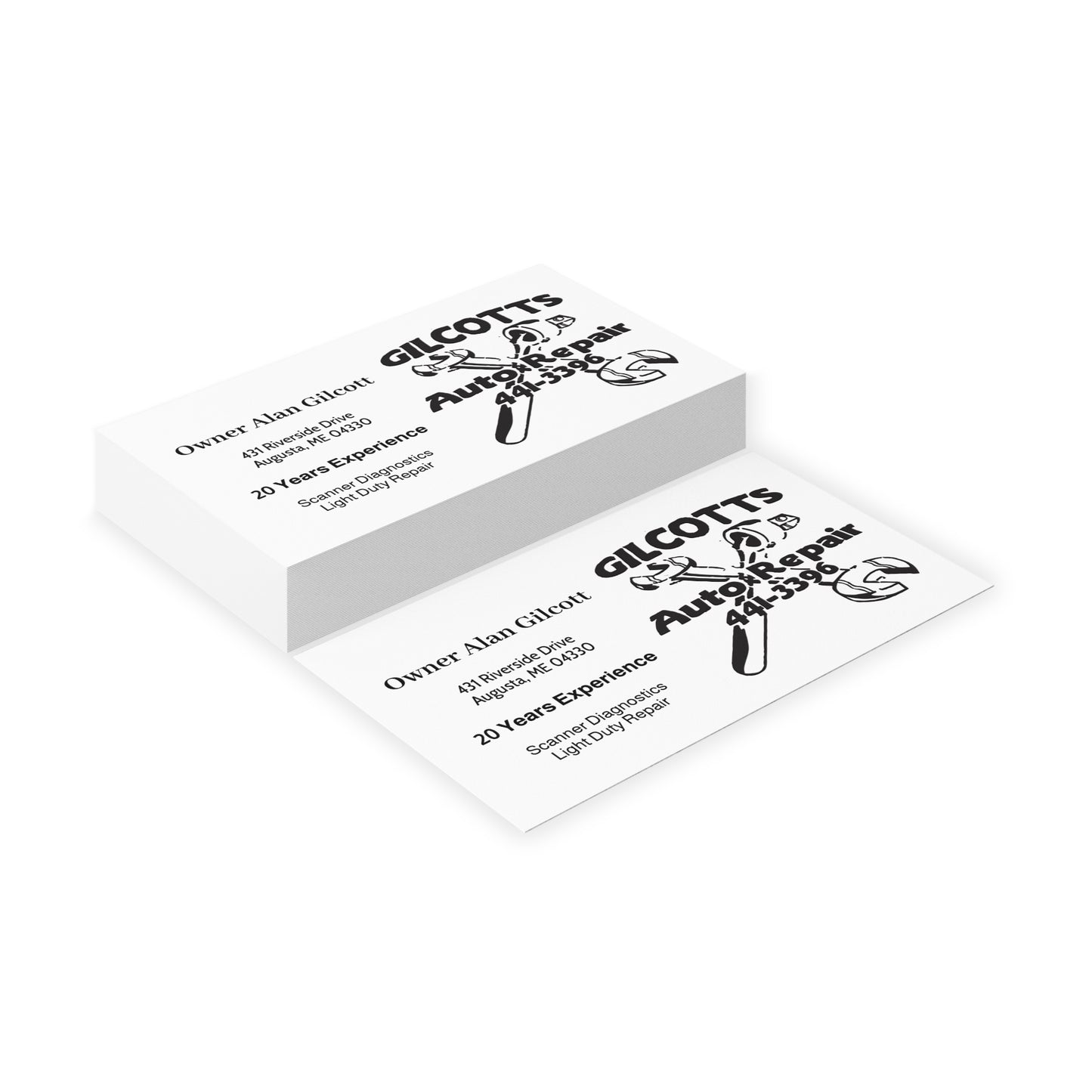 Gilcotts Business Cards