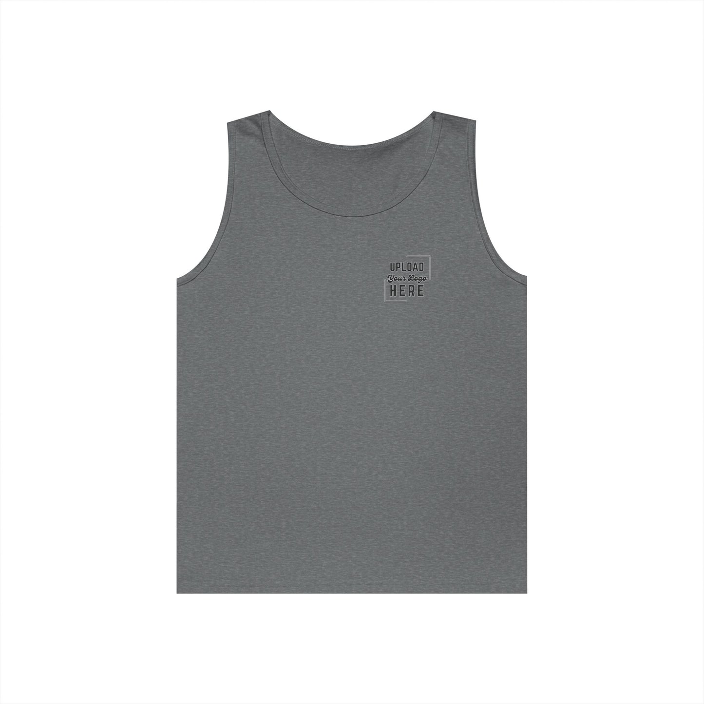 Gildan Unisex Customizable Tank - Small Left Logo + Back