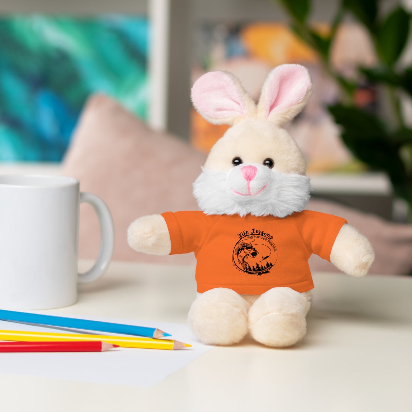 Customizable Stuffed Animal with Tee – Perfect Gift for KidsLifeLessonsDesign