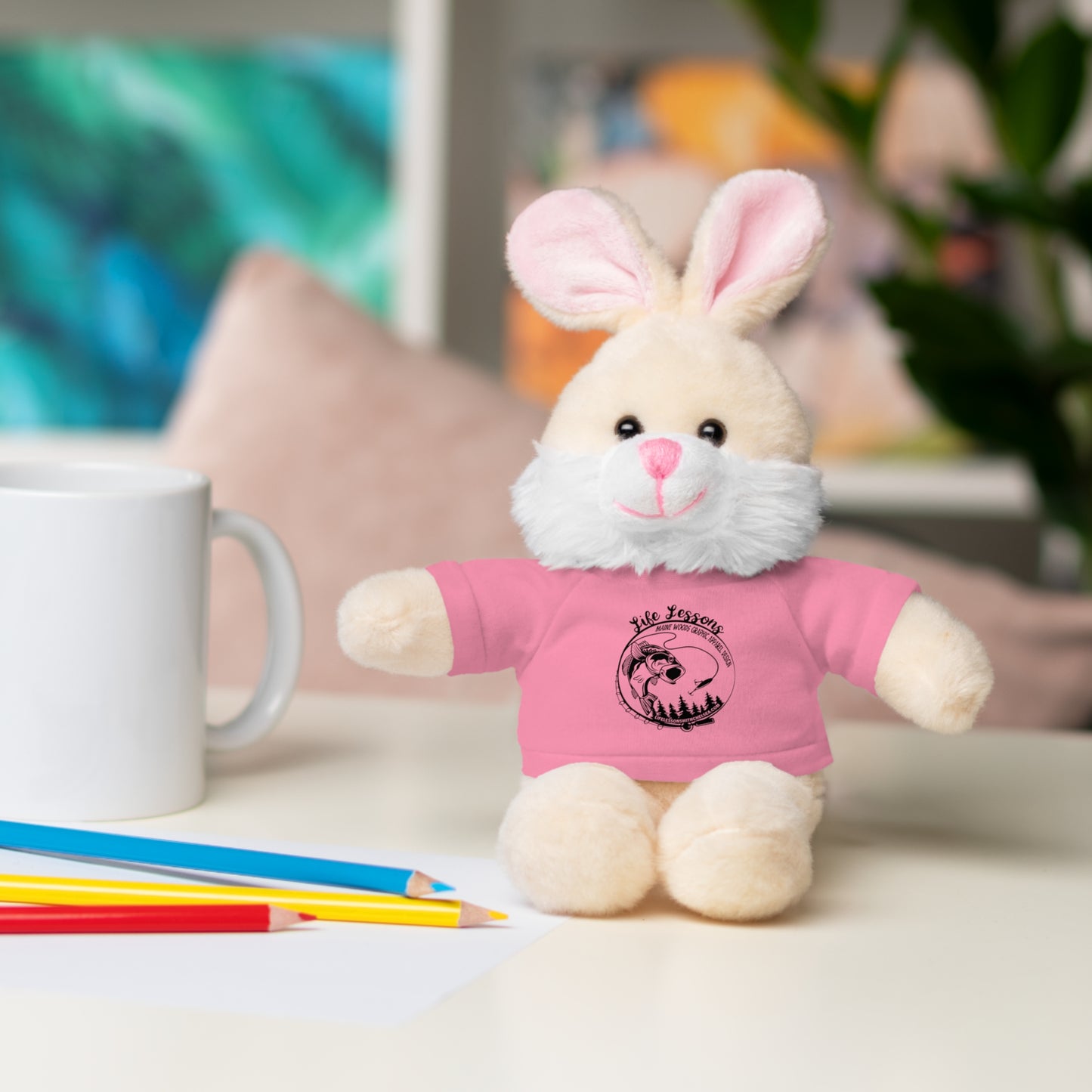 Customizable Stuffed Animal with Tee – Perfect Gift for KidsLifeLessonsDesign