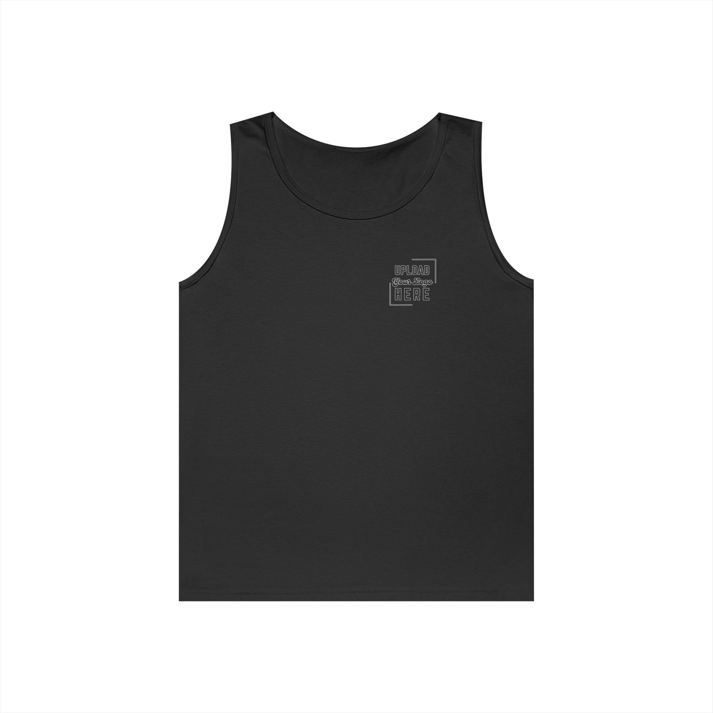 Gildan Unisex Customizable Tank - Small Left Logo + Back