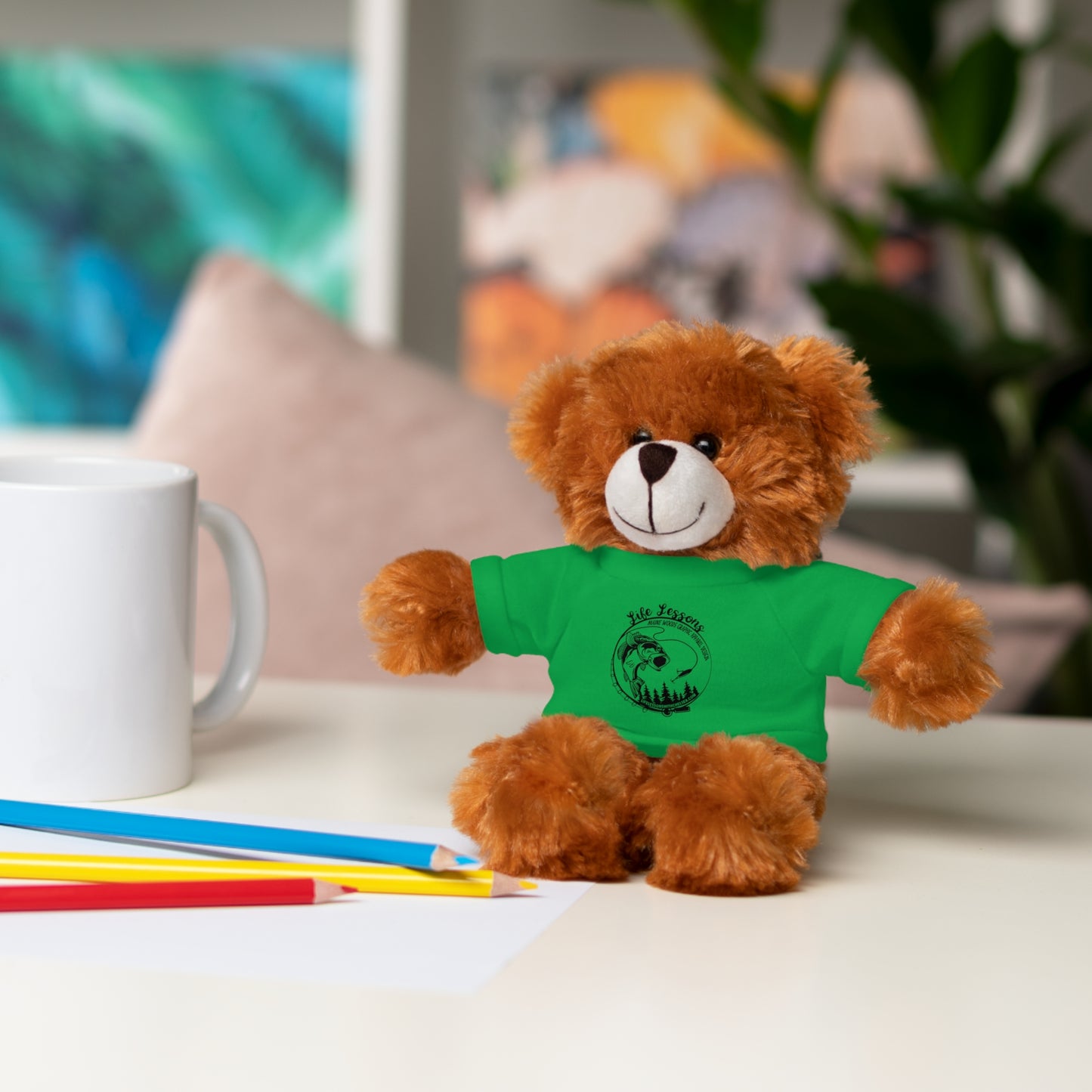 Customizable Stuffed Animal with Tee – Perfect Gift for KidsLifeLessonsDesign