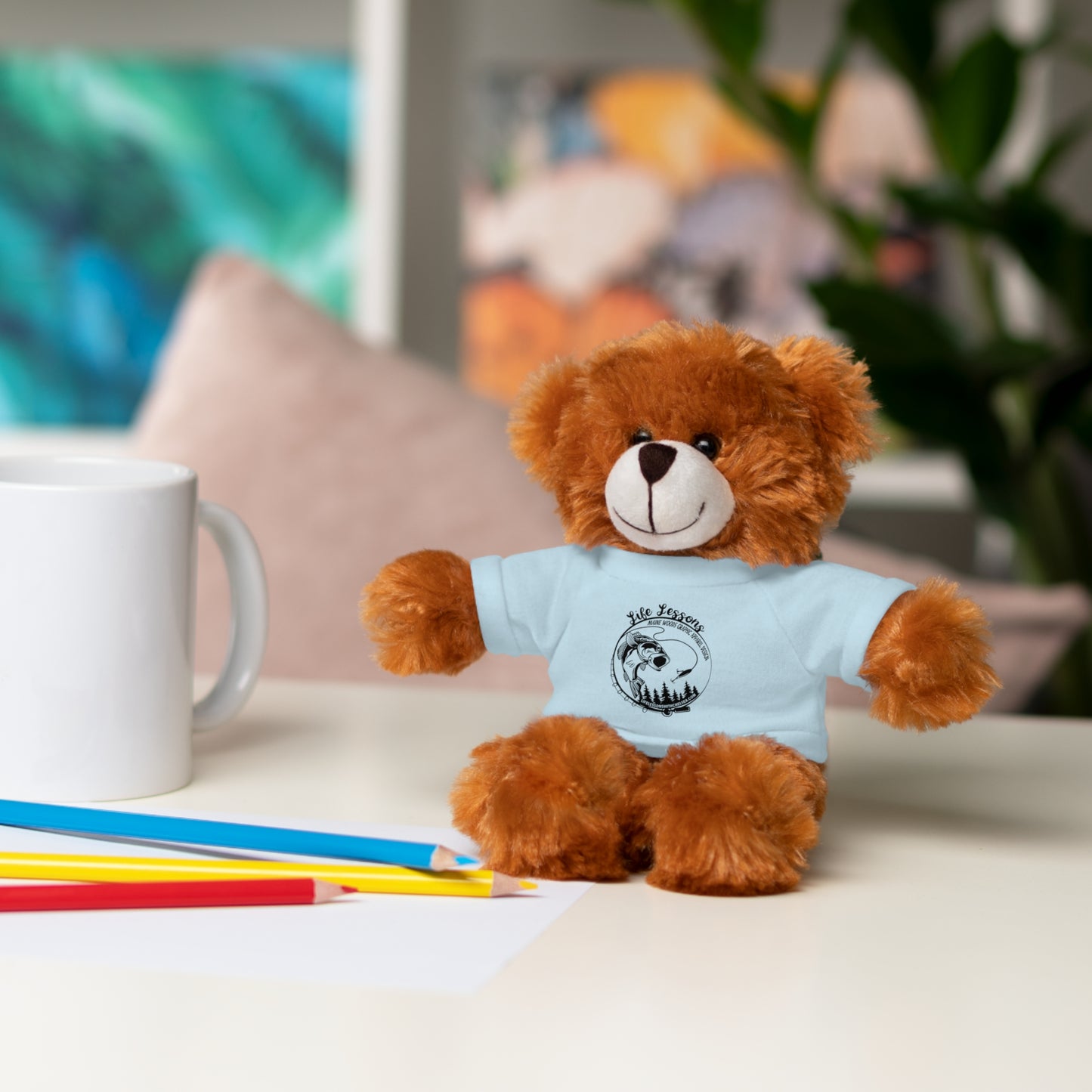 Customizable Stuffed Animal with Tee – Perfect Gift for KidsLifeLessonsDesign