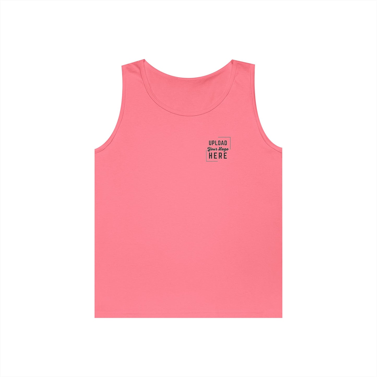 Gildan Unisex Customizable Tank - Small Left Logo + Back