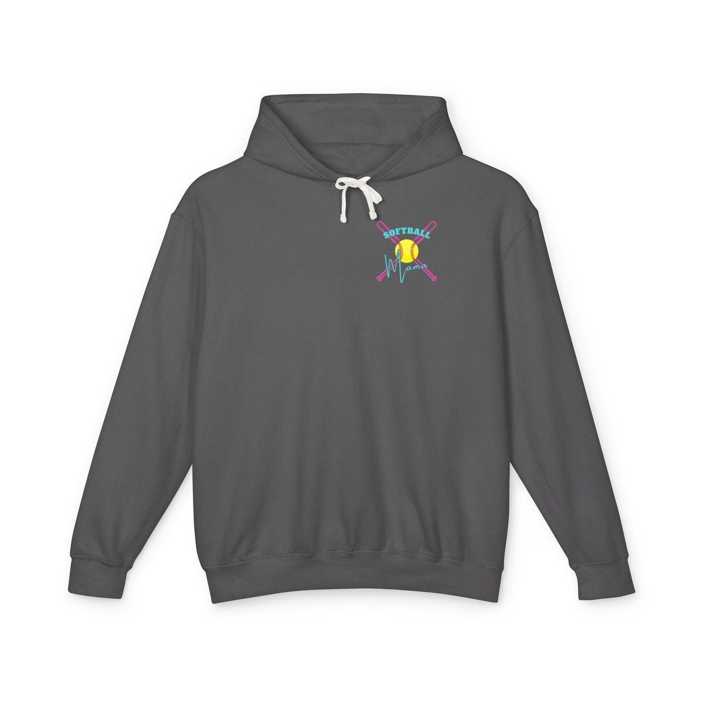 Fun Softball Mama Hoodie – Lightweight Unisex Sweatshirt for Game Days