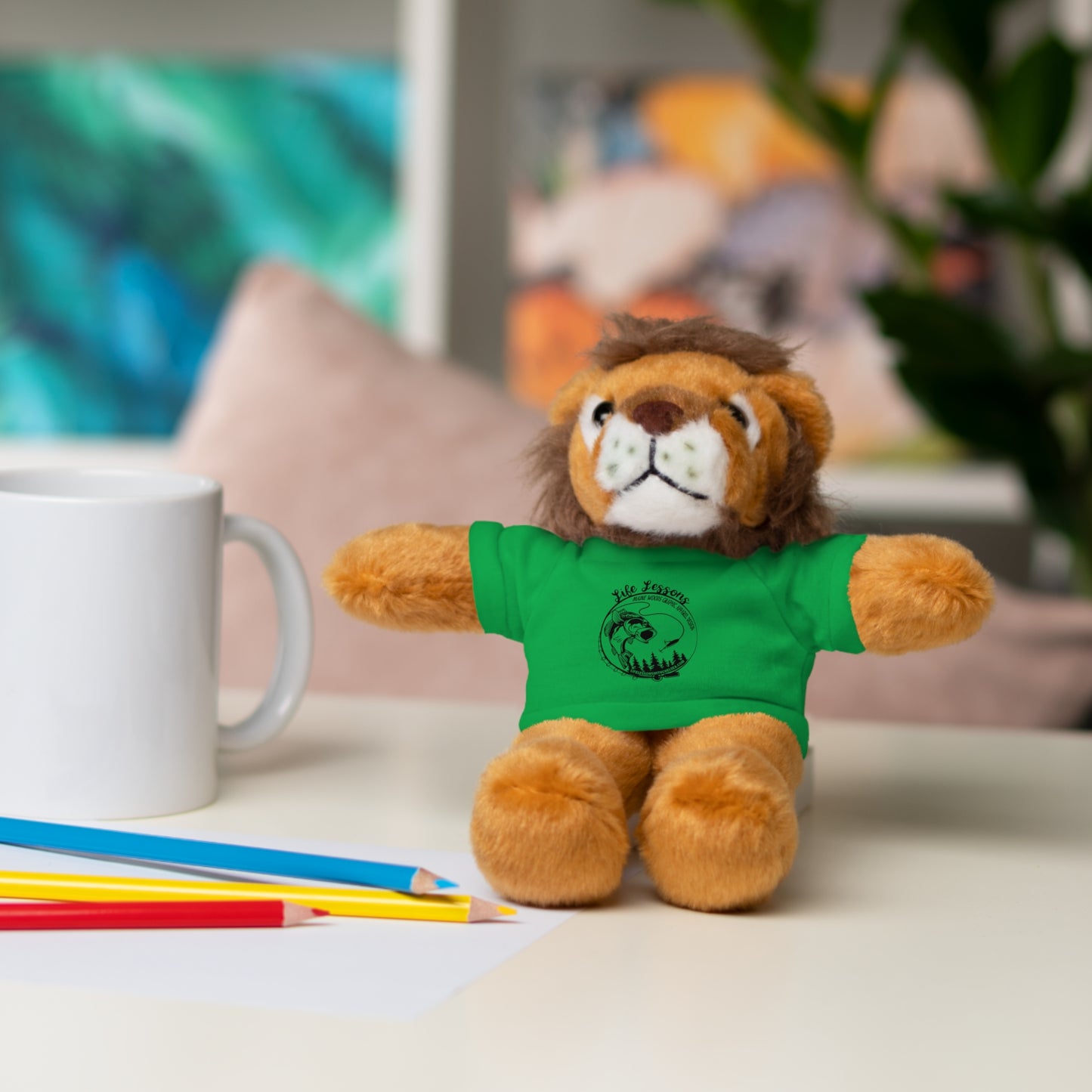 Customizable Stuffed Animal with Tee – Perfect Gift for KidsLifeLessonsDesign