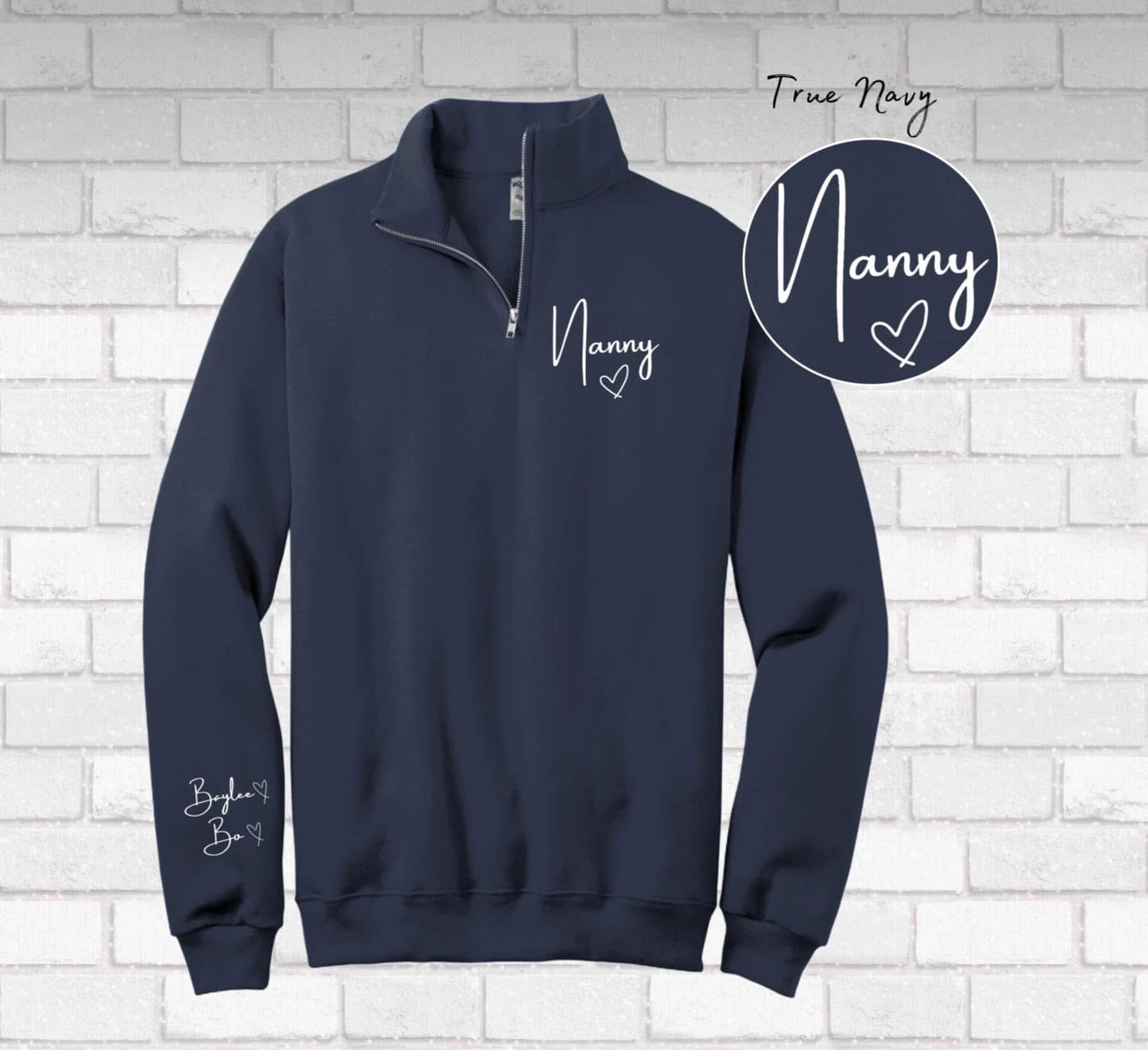 Custom MAMA quarter Zip