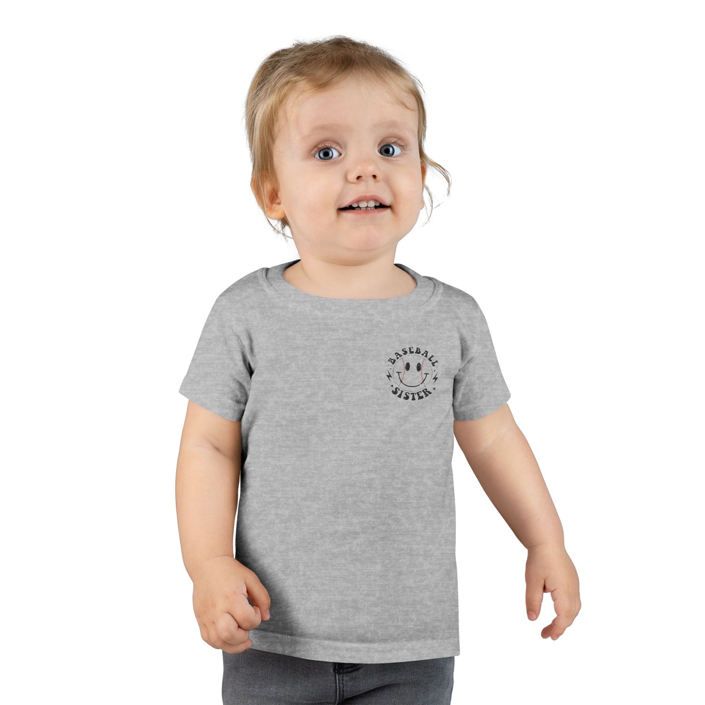 Baseball Toddler T-Shirt - 'I'm Just Here for the Snacks'