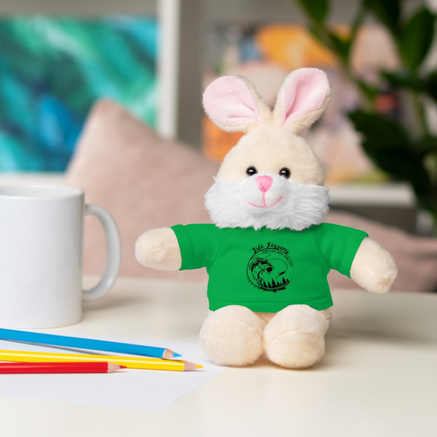 Customizable Stuffed Animal with Tee – Perfect Gift for KidsLifeLessonsDesign