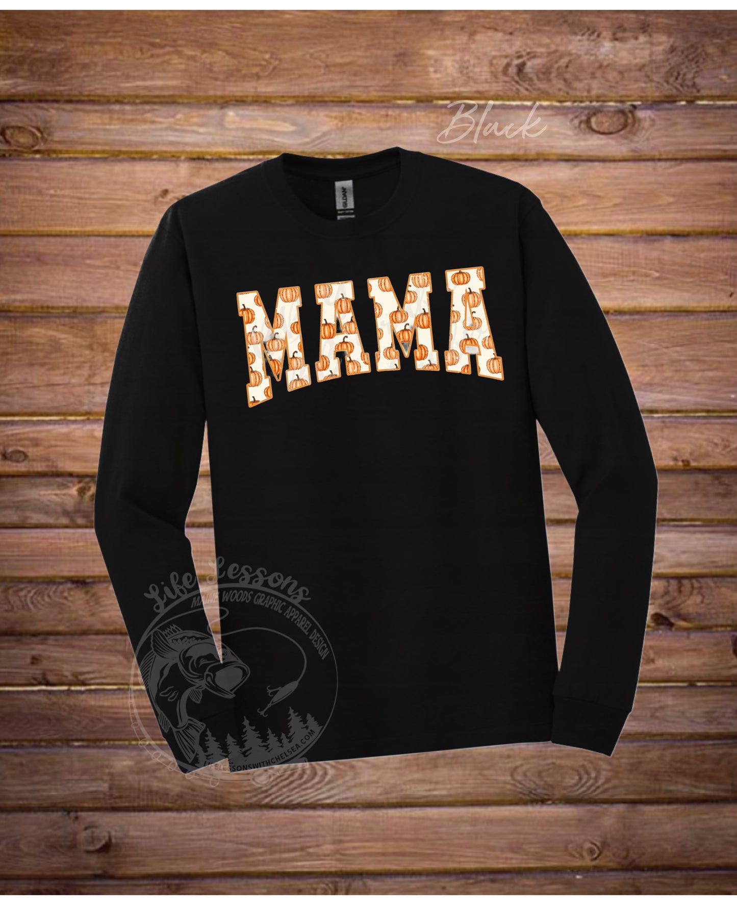 “PUMPKIN VARSITY MAMA” Fleece Crewneck