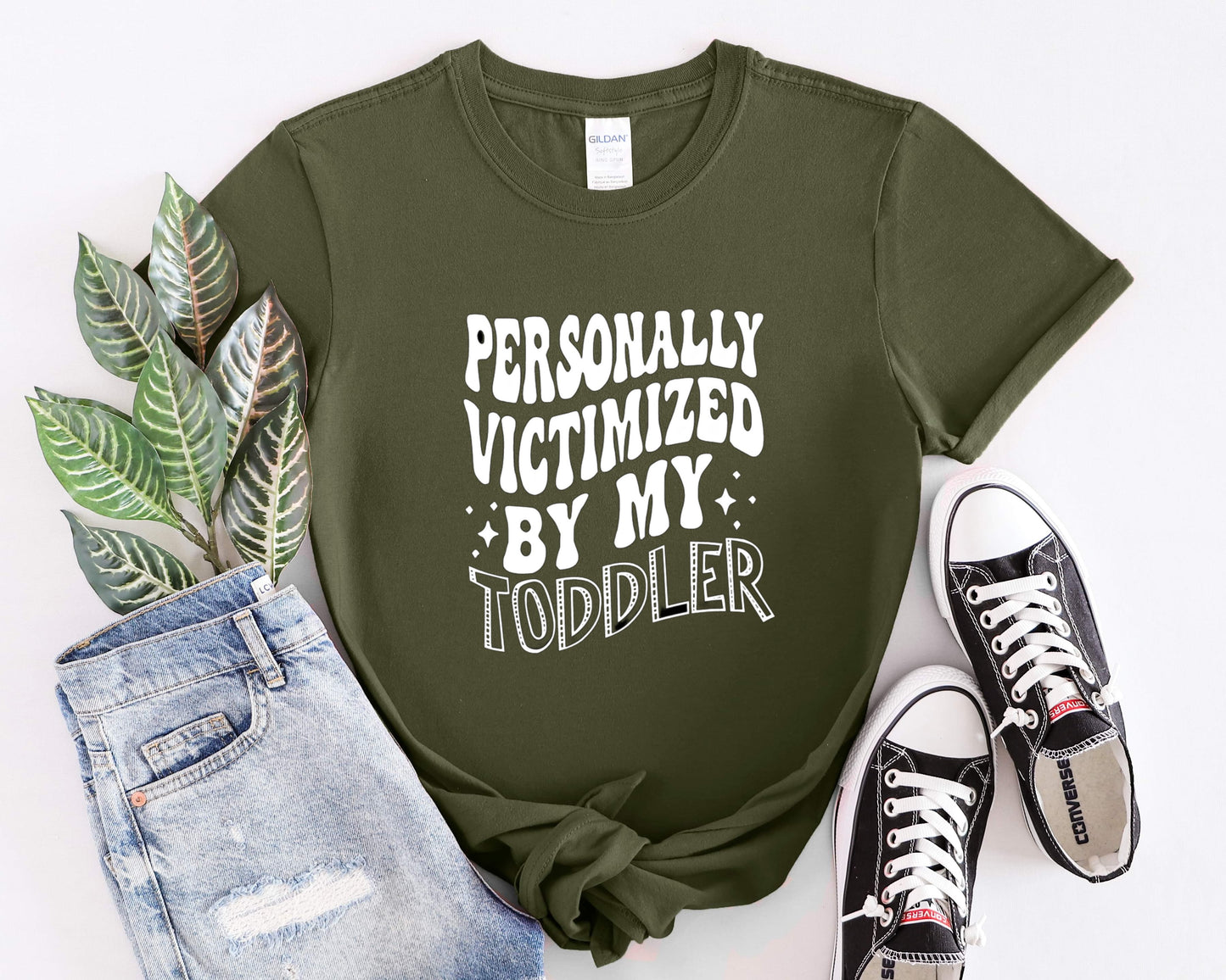 “PERSONALLY VICTIMIZED BY MY TODDLER” Tee