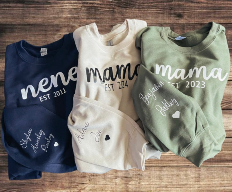 Custom “MAMA” Crewneck