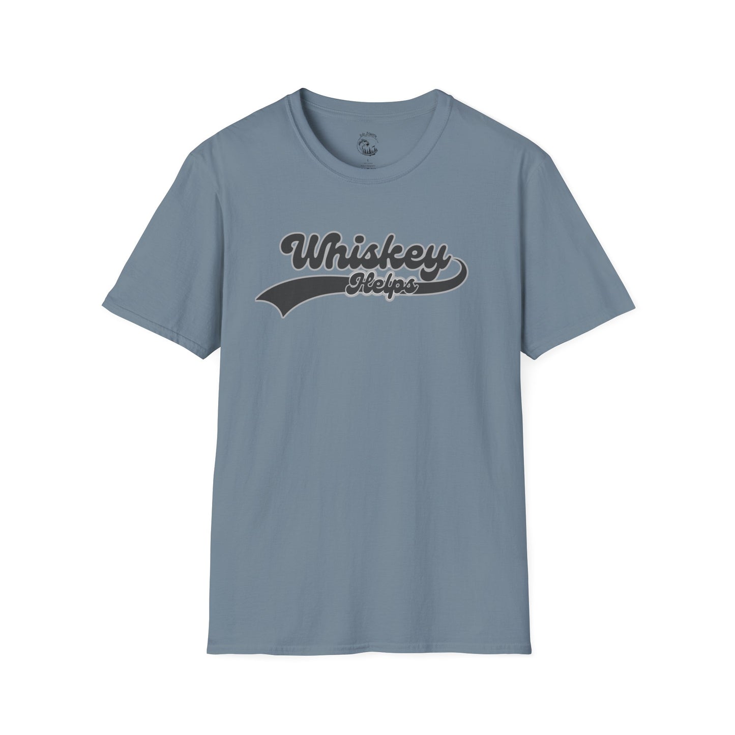 Whiskey Helps Unisex Softstyle T-Shirt - Fun Casual Tee for Whiskey Lovers