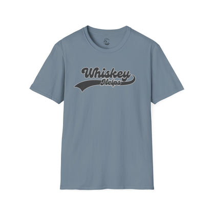 Whiskey Helps Unisex Softstyle T-Shirt - Fun Casual Tee for Whiskey Lovers