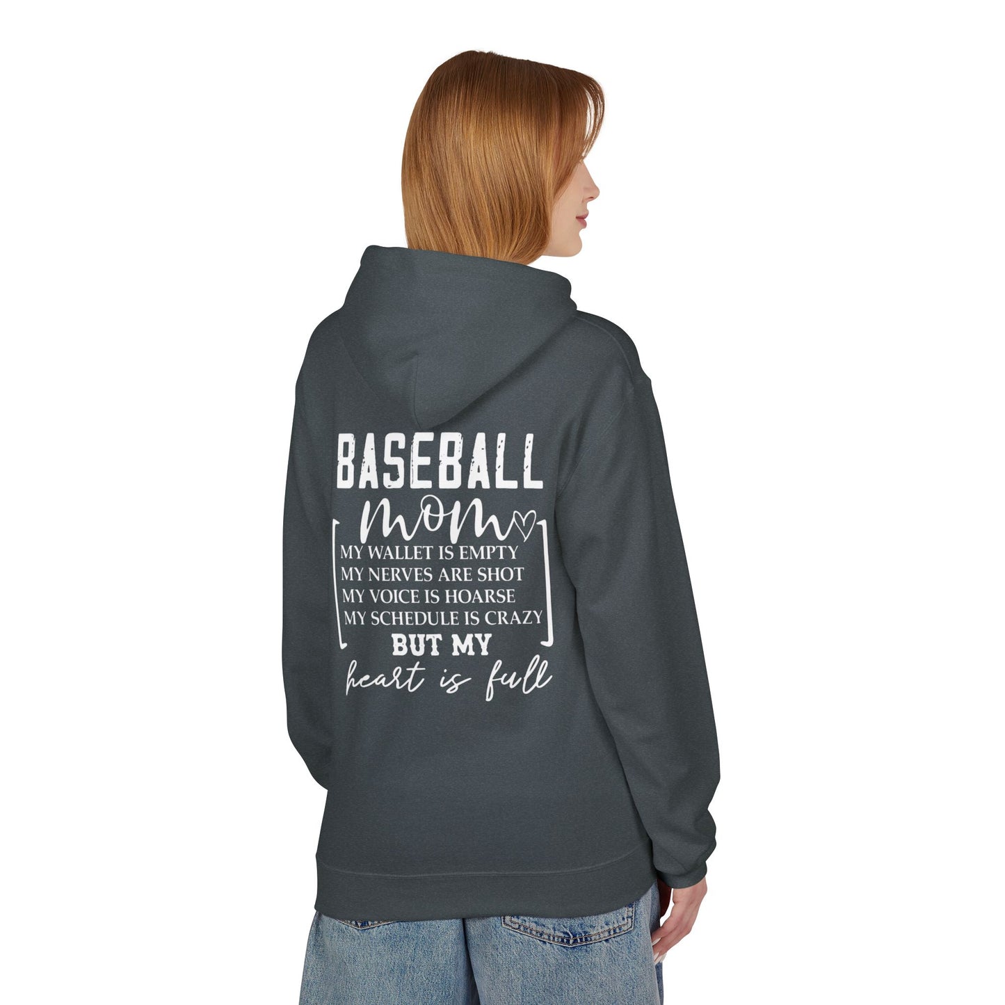 Baseball Mom Expenses Fleece Hoodie