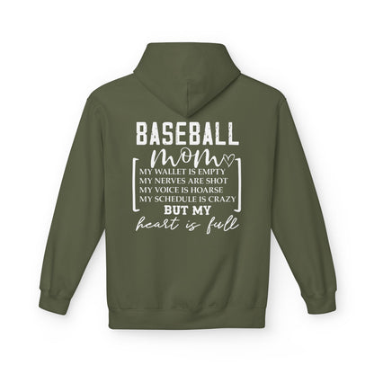 Baseball Mom Expenses Fleece Hoodie
