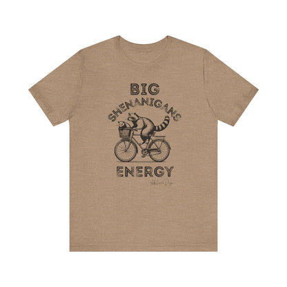 Big Shenanigans Energy Unisex Tee - Fun Graphic T-Shirt for Animal Lovers