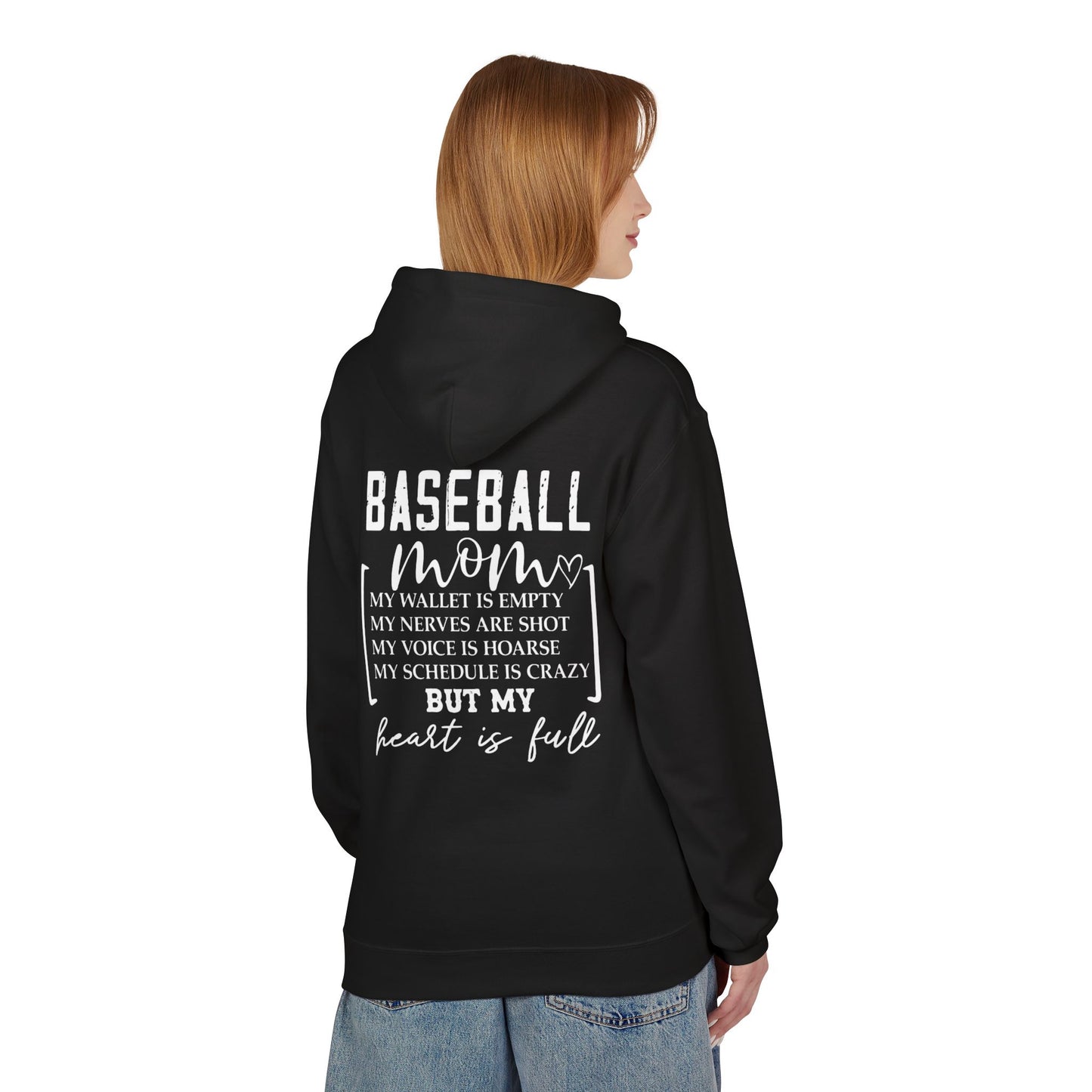 Baseball Mom Expenses Fleece Hoodie