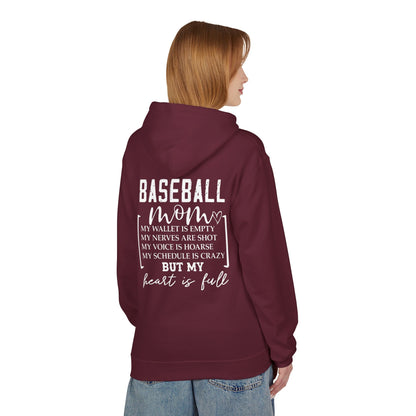 Baseball Mom Expenses Fleece Hoodie