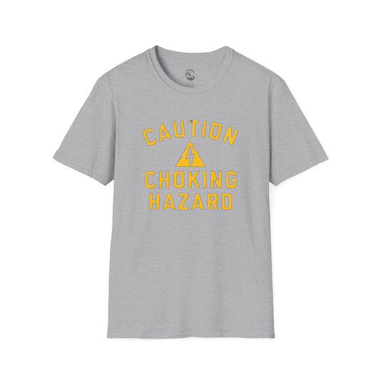 Caution Choking Hazard Unisex Softstyle T-Shirt - Casual Comfort Wear