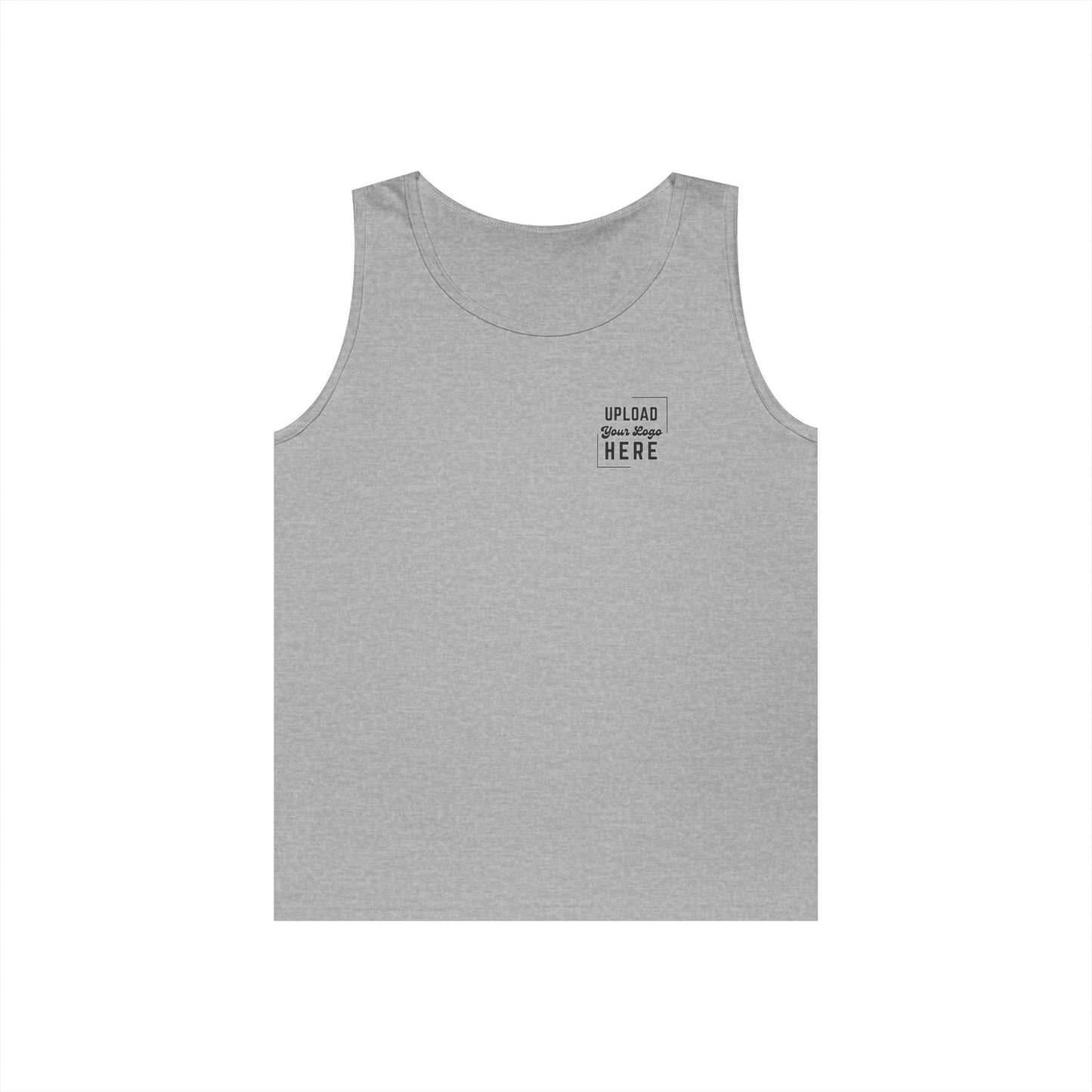 Gildan Unisex Customizable Tank - Small Left Logo + Back