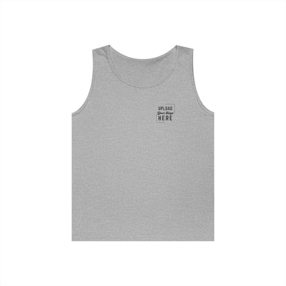 Gildan Unisex Customizable Tank - Small Left Logo + Back