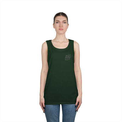 Gildan Unisex Customizable Tank - Small Left Logo + Back