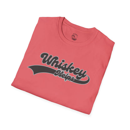 Whiskey Helps Unisex Softstyle T-Shirt - Fun Casual Tee for Whiskey Lovers