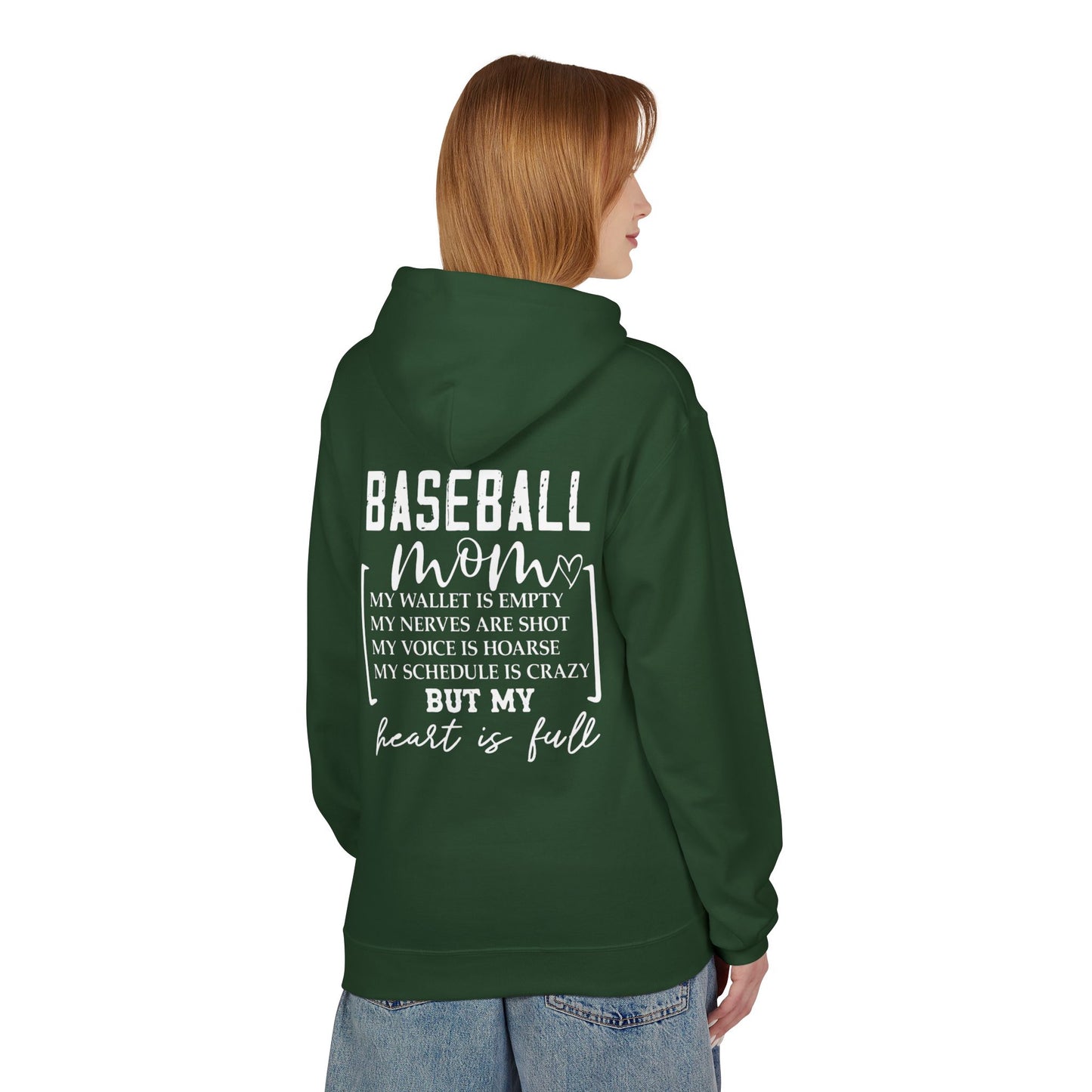 Baseball Mom Expenses Fleece Hoodie