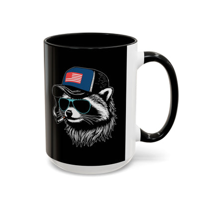 Cool Raccoon Coffee Mug - 11oz & 15oz